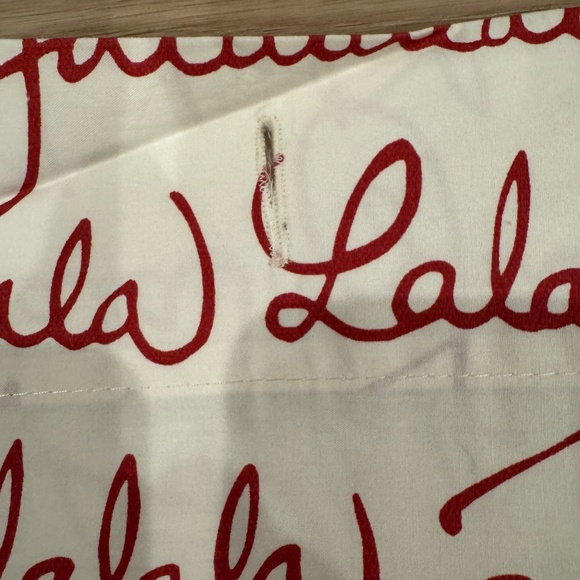 Pottery Barn Christmas Fa La La Shower Curtain - Picture 4 of 5